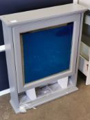 600 x 750mm Savoy Gun Metal Mirror Cabinet RRP £209