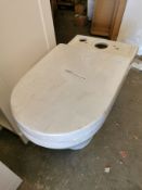 D-Shaped Toilet Pan + Washdown 2pc Closet