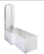 Designer L-Shaped Shower Screen RRP £199