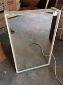 Matt White 450mm Willow LED Bathroom Mirror