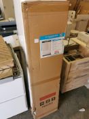 Aica Bathroom Chrome Glass 1400mm Bath Screen RRP £239