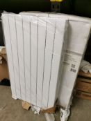 600 x 1000mm Donatello White Horizontal Radiator RRP £279