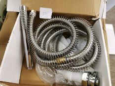 Deck Mounted Wash-Away Shower Handset, Hose & Overflow RRP £229