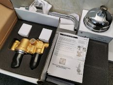 Concealed Traditional Shower Valve Unit including Wall Arm & Traditional Water Head RRP £189