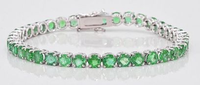 Bracelet - 15.17 Ct. Emerald