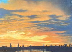 Ray Greenfield signed oil panting 