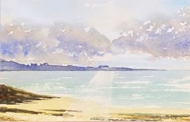 Martin W Prentice watercolour on paper “Silhouettes Tiree”