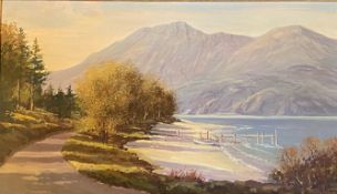Donald M Shearer (Scottish) Original signed oil Scottish View 