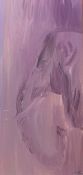Kirsten Harris Signed oil Elephant Study