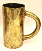Antique Victorian Brass Grain Measure 3 Pint & 1.5 Pint