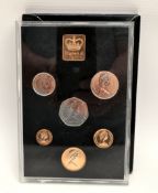 Vintage Royal Mint Proof Set of UK Decimal Coinage c1971 in Original Cover