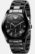 Emporio Armani AR1400 Men's Ceramica Quartz Chronograph Watch