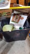 (R15B) Garden. Contents Of Container. To Include 10 X Elephant Watering Can, 11 X 12” High Fibre