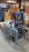 (R1G) Household. A Quantity Of Cleaning Items To Include 3 Tier Airers, Addis Spray Mop. Vileda