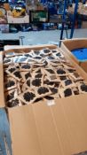(R15I) Art / Craft / DIY. Contents Of Large Box. A Quantity Of Double Sided Decorative Stamps (Ne