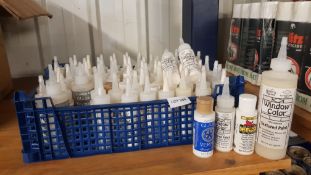 (R14A) Craft. Approx. 90 X Mixed Textured Paint. (For Windows, Mirrors, Glass & Plexiglass) New