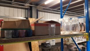 (R15B) Household. 12 X Mix Colour Tealight Holder, 9 X Soda Glass & 4 X 1.5L Clip Jar (All New)
