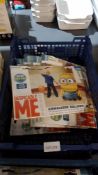 (R2A) Balloons / Toys. 6 X Despicable Me Airwalkers Balloon (Width 71cm X Height 109cm) New /Seal