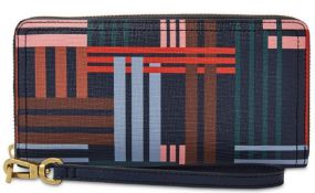 Fossil Logan Zip-Around Printed Wallet Colour Multi Rrp £82