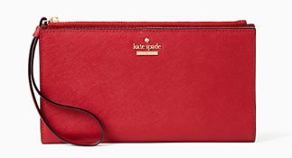 Genuine Kate Spade New York Blake Street Dot Eliza Wallet - Red Rrp £125