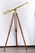 Brass Telescope on Stand