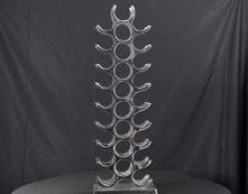 Metal Cast Tall Wine Rack