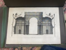 C19th Louvre facsimile copy of a C17th Architectural engraving