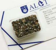 12.54 Ct. certified pear shaped diamonds