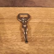 Brass naked lady bottle opener