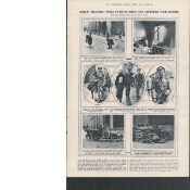 Irish Civil War Captured Four Courts Fierce Fighting Original 1922 Print