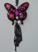 Butterfly Pendant And Chain
