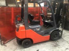 Toyota 02-8FGF15 gas counterbalance- non runner for spares/repairs
