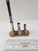 Brass Pen Holder Shaped as Boots