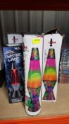 (R13B) Lighting. 10 X Mixed Style Lava Lamps (With RTM Stickers)