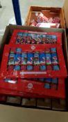 (R11D) Christmas. Contents Of 4 Boxes. To Include 25 X 10 Pack Christmas Crackers, Tinsel, Santa Ta