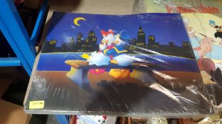 (R7E) Approx 250 X Disney Donald Duck & Katrien Poster (New)