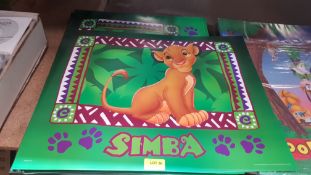 (R6K) A Quantity Of Disney Simba Posters (New)