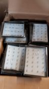 (R11A) Mixed Lot. Contents Of 3 Boxes. Approx 39 X (24 Piece) Plastic Ring Packs (New) & A Quantity