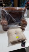(R7F) Contents Of 3 Boxes. Mixed Lot. To Include 30 X Primark Home Gold Cushion (30cm x 30cm). 3