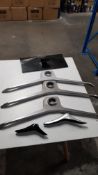 (R7N) A Quantity Of Mixed TV Stands / Legs To Include Toshiba & Polaroid (New)