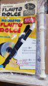 (R7D) Music. m90 X Carisch Angel Recorder Soprano German Recorder. ASRG-50 (With Music Magazine)