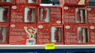 (R11H) 26 X Valentine Strip Tease Mug (New)