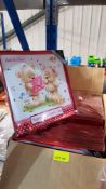 (R11A) Valentine Lot. Approx 23 X LOVE Cookie Cutters. 14 X 2 Plastic Champagne Flutes Packs & 35
