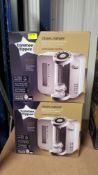 (R13C) Baby. 2 X Tommee Tippee Closer To Nature Perfect Prep Machine