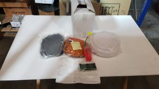 (R7I) Christmas. 5 X Inflatable Reindeer / Santas Server With RC (New)