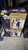 (R13C) Baby. 2 X Tommee Tippee Closer To Nature Perfect Prep Machine