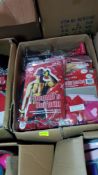(R7K) Valentine. Contents Of 6 Boxes. Mixed Valentine Items To Include Fall In Love Glitter ball C