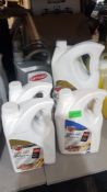 (R8E) Car. 6 Items. 3 X Auto Drive 5W-40 Fully Synthetic Oil, 2 X Carlube Triple R 15W-40 Motor Oil