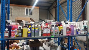 (R8F) Car / DIY. A Quantity Of Mixed Items To Include WD40, Carplan Demon Shine. Rainx Anti Fog, A