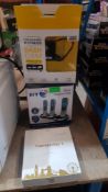 (R6E) Tech. 3 Items. 1 X STK Transporter 18GB Mobile Phone. 1 X BT Block Nuisance Calls Digital C